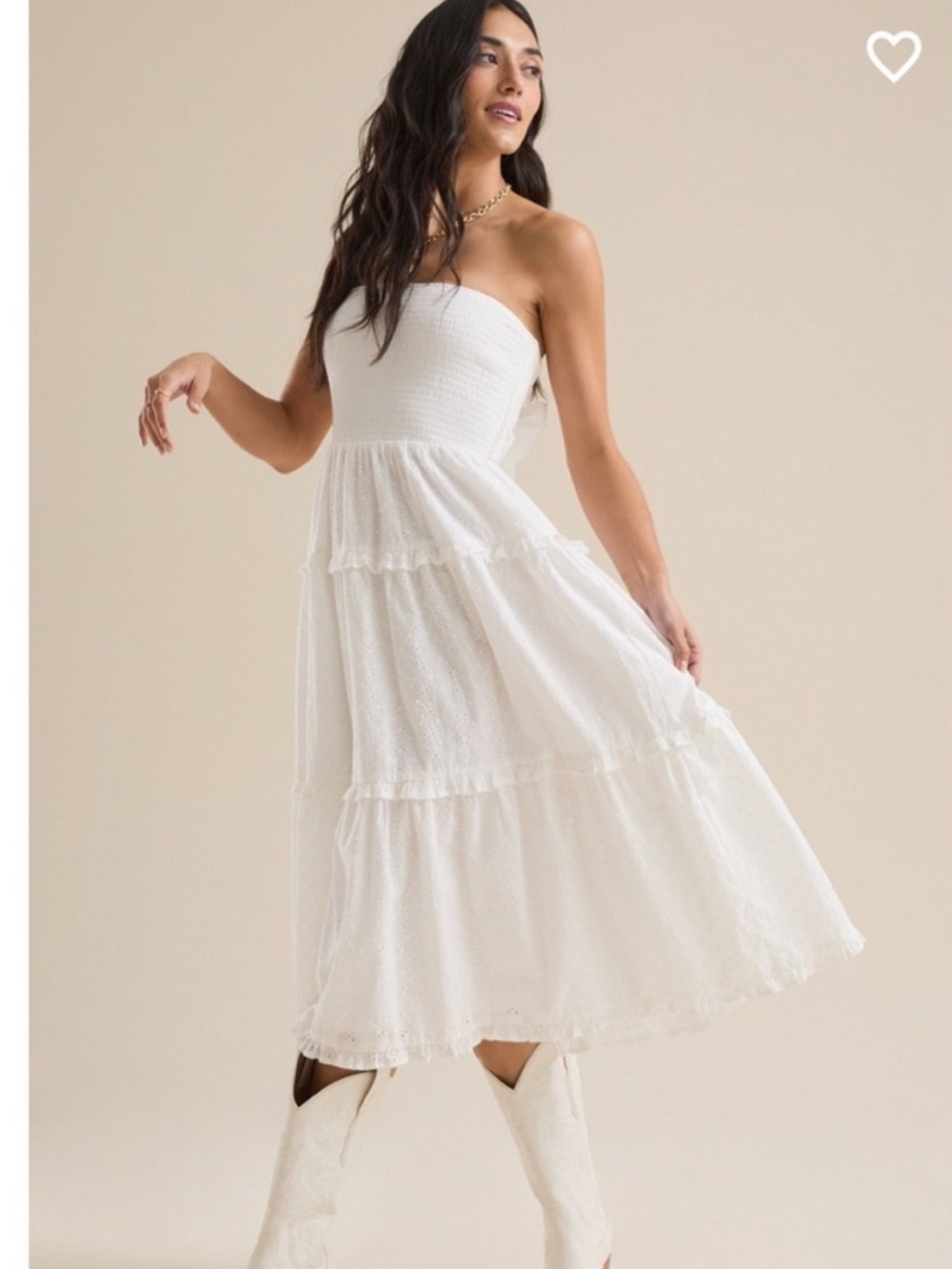 Altar'd State strapless dress